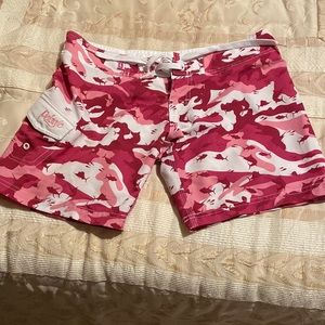 Brand new, never worn ladies pink Pelagic fishing shorts